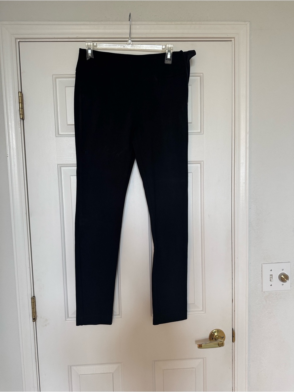 CAbi Black Slim Ponte Pants